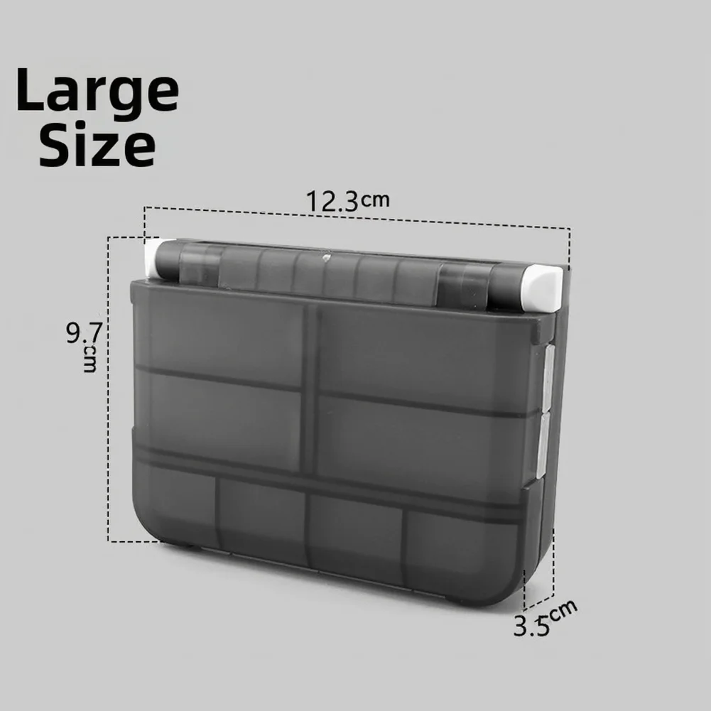 PP-Based Fishing Tackle Box with Reinforced Structure for Daily Use with Hooks Swivels Sinkers Lures and Related For Small Parts