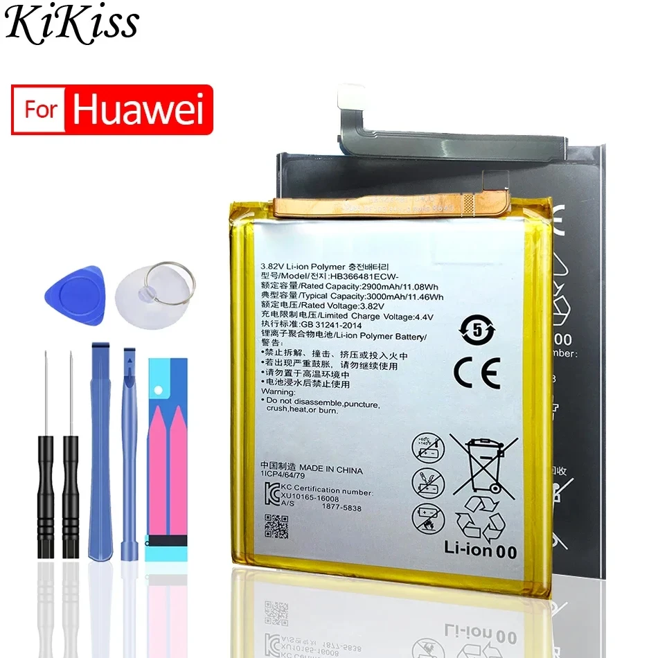 Battery For Huawei Honor 6 6A 6X 6C Pro 6S 7A 7S 8 8A 8S 8X/Enjoy 6S/Nova/P9 Lite mini/Y5 Y6 Y7 Y9 II Prime pro 2017 2018 2019