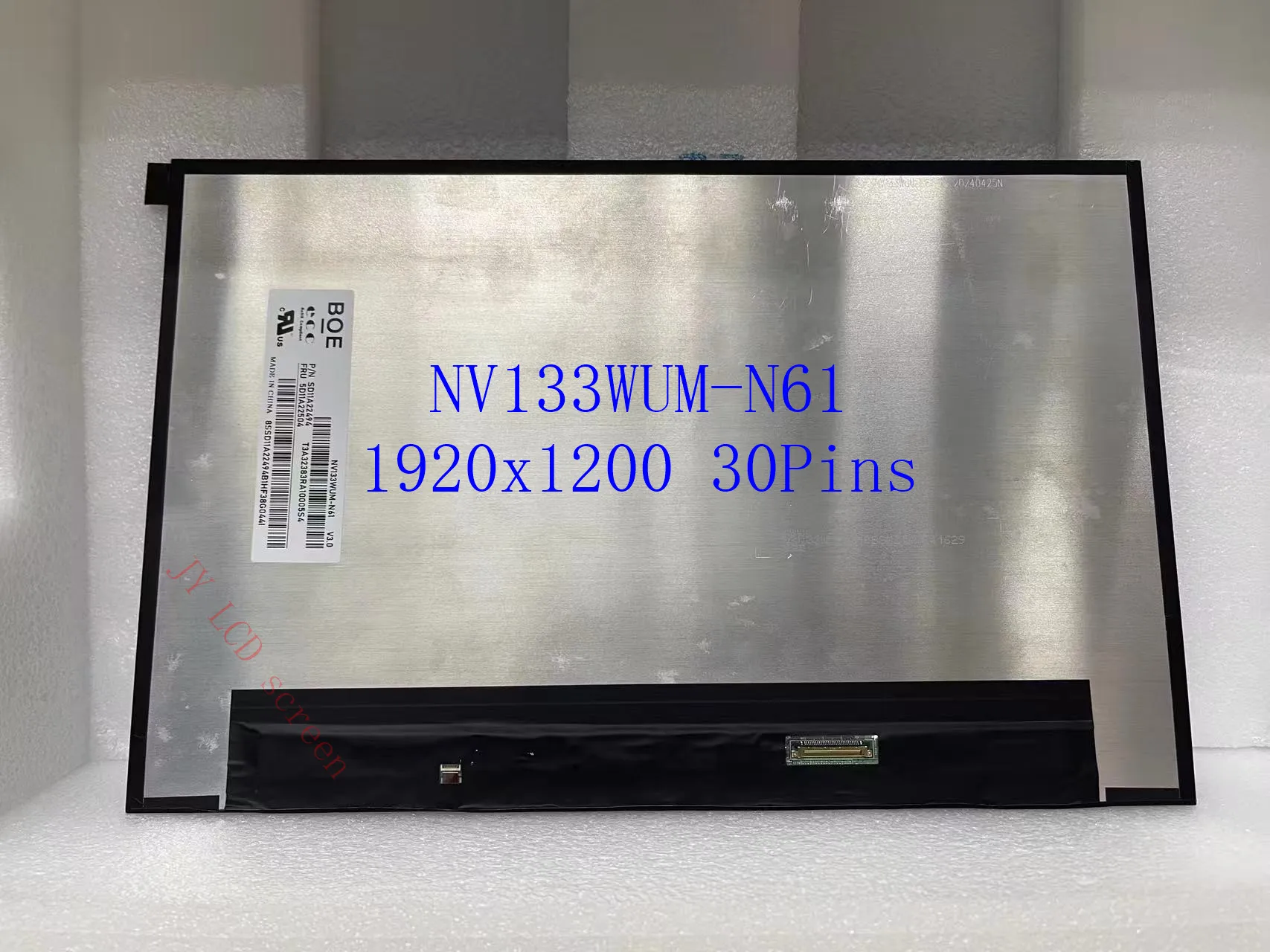 

13.3 inch 1920x1200 EDP 30Pins NV133WUM-N61 NV133WUM N61 Laptop LCD Screen Display Matrix Panel Replacement