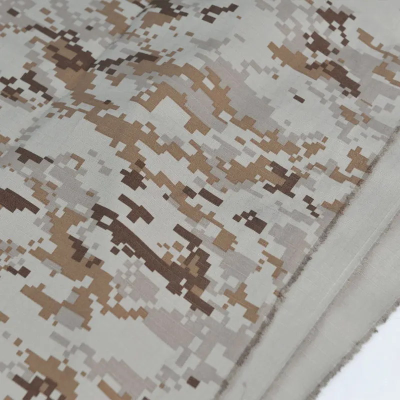 1.45M Width Desert Digital Camouflage Fabric Polyester Cotton TC Mosaic Digital Cloth Clothing DIY