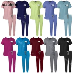 Pet Hospital Nurse Uniform Pharmacy Nursing Workwear Dentist Scrub Jogger Uniforms Lab Dustproof Working Set Medical Accessories