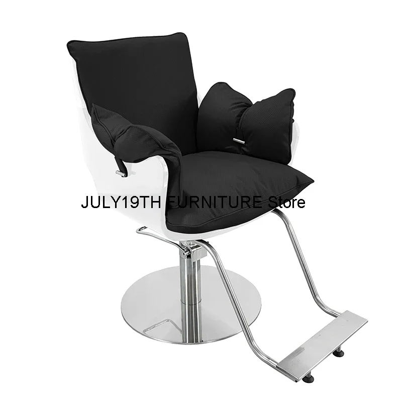 Moderne schönheit friseurs tuhl haarstylist verstellbarer luxus salon stuhl spezialität komfort chaise coiffeuse salon möbel hd