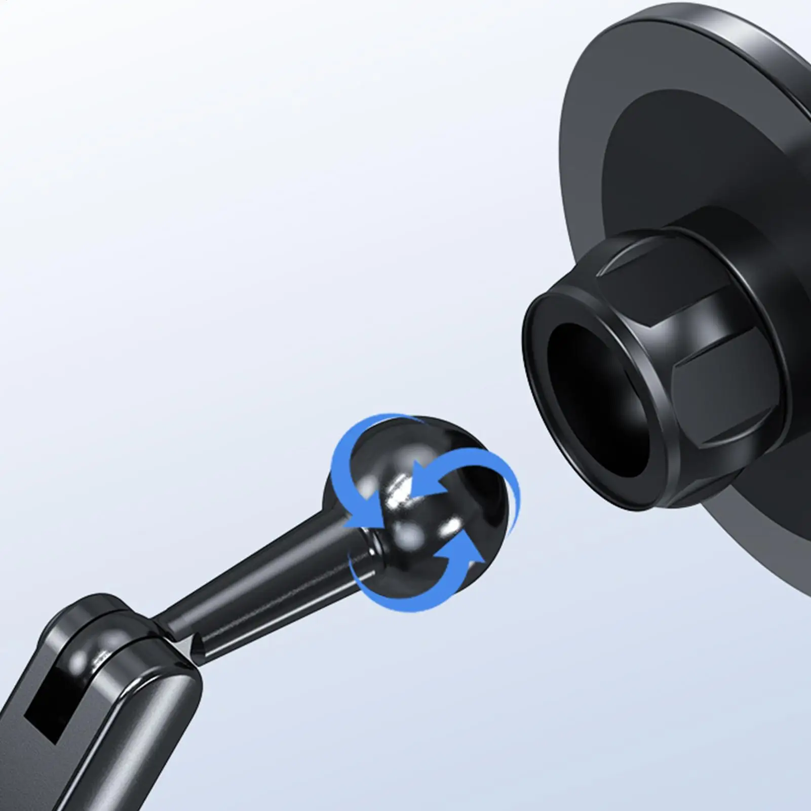 

Ball Joint Extension Arm 360-Degree Rotary Connector Auto Swirl Head Phone Holder Arm For Air Outlet Vent Clamp Cradle Truck