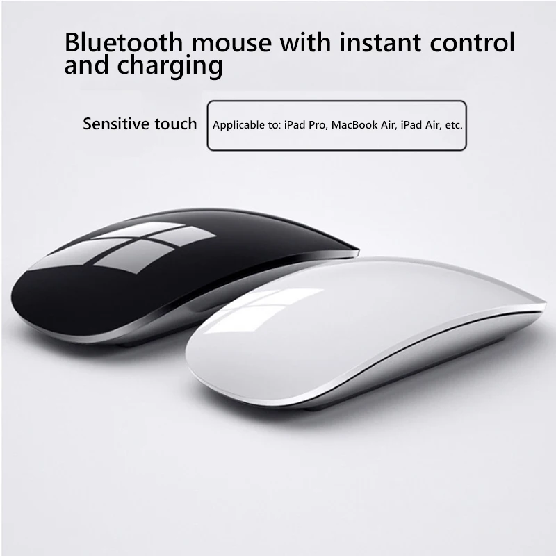 

Multi-touch Surface Magic Mouse Bluetooth 5.0 Wireless Rechargeable Silent Mice Ultra-thin Mouse For Apple Ipad Mac Pc 2025
