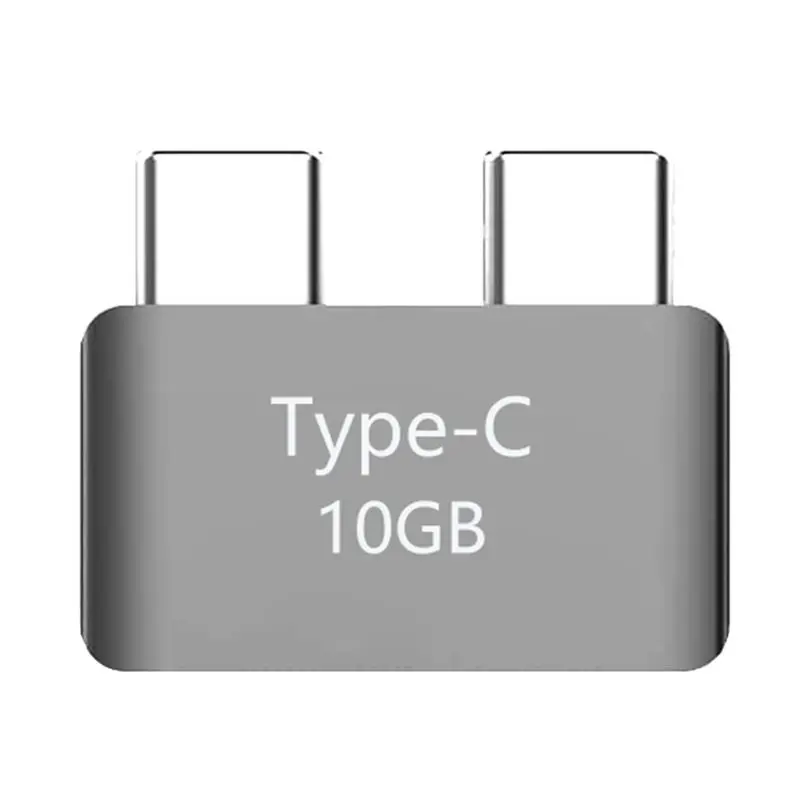 AT82-Dual Type-C Extender Adapter USB-C Thunderbolt 3 Female To Male Expansion Adapter 40Gbps PD 5K Video For Pro Air