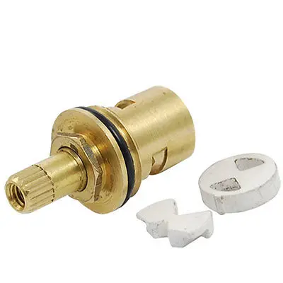 Gold Tone Brass Valve Core for Home Bathroom Water Tap