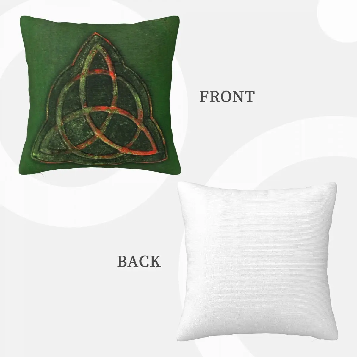 Book Of Shadows - Charmed Triquetra Design Pillow Cases Pillowcase 40X40 Cushion Cover 45*45 Pillow Case Pillow Cover