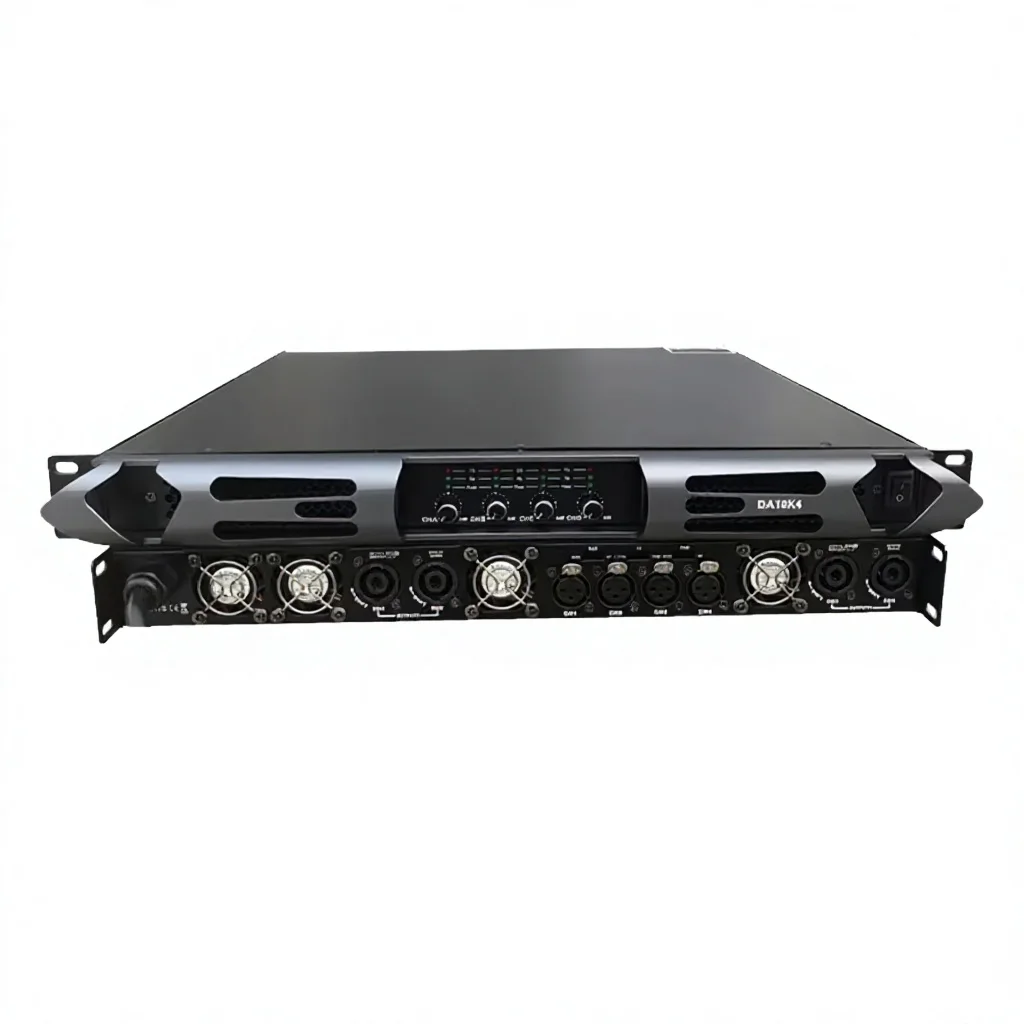 DA18K4 18000 Watt 4 Channel 1U Sound System Stage Amplifier For Concert Receivers Amplifiers 4 Channel Amplifier