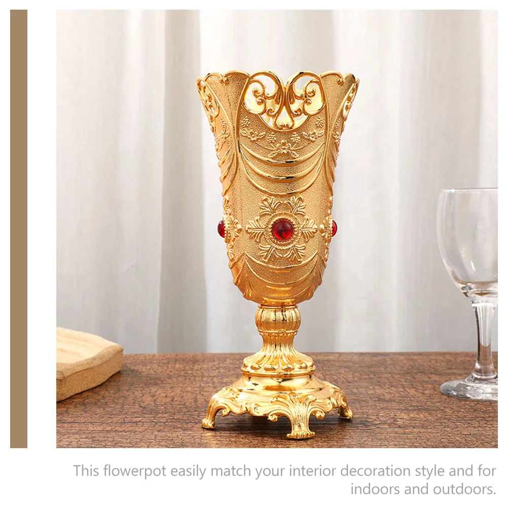 Decorative Vase Flower Arrangement Home Decoration Retro for Coffee Table Decorations Unique Container