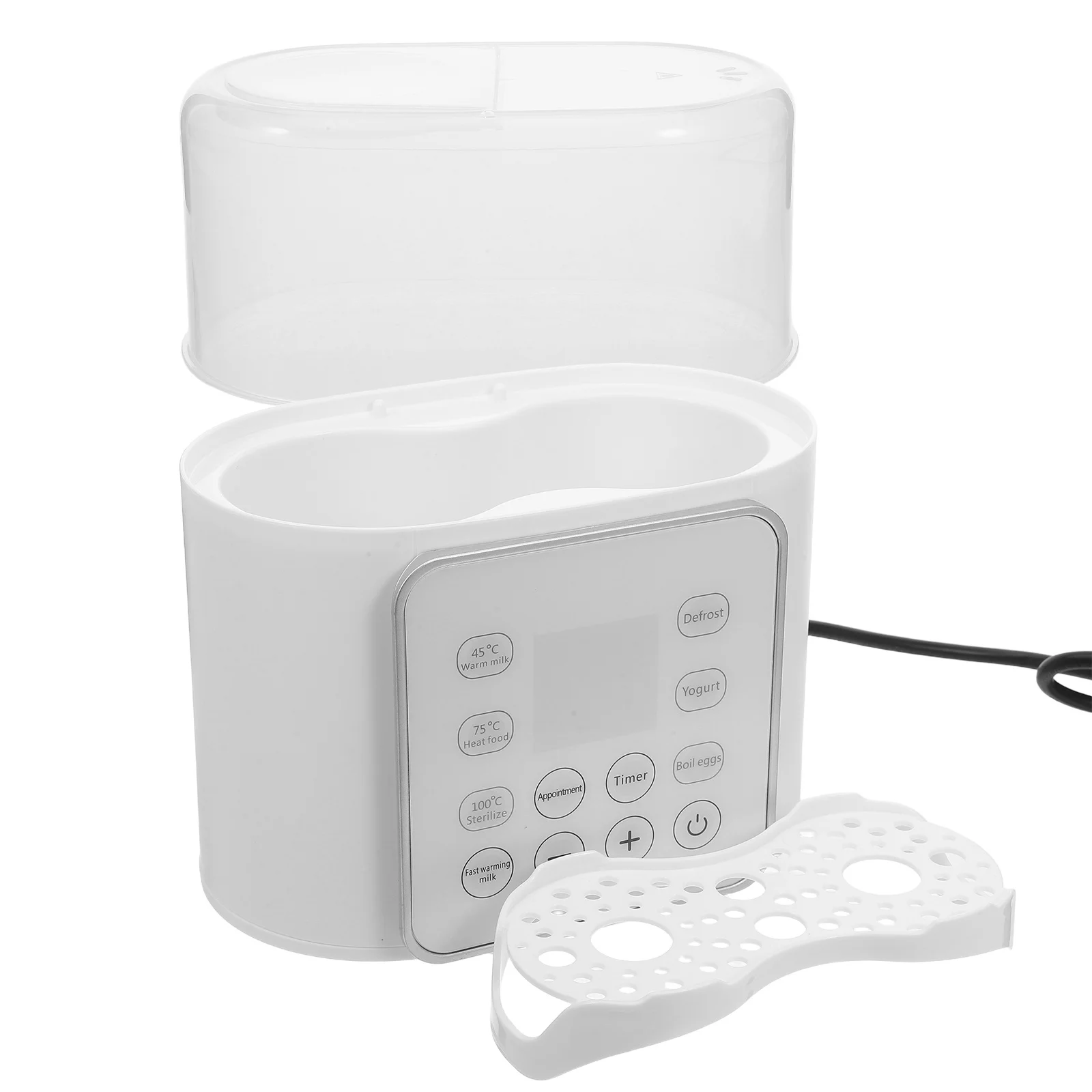 زجاجة مزدوجة دفئا سخان الحليب الكهربائي لحليب الأم المحمولة الرضع زجاجة دفئا لا المياه التدفئة السريعة متعددة