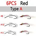 6PCS Red A