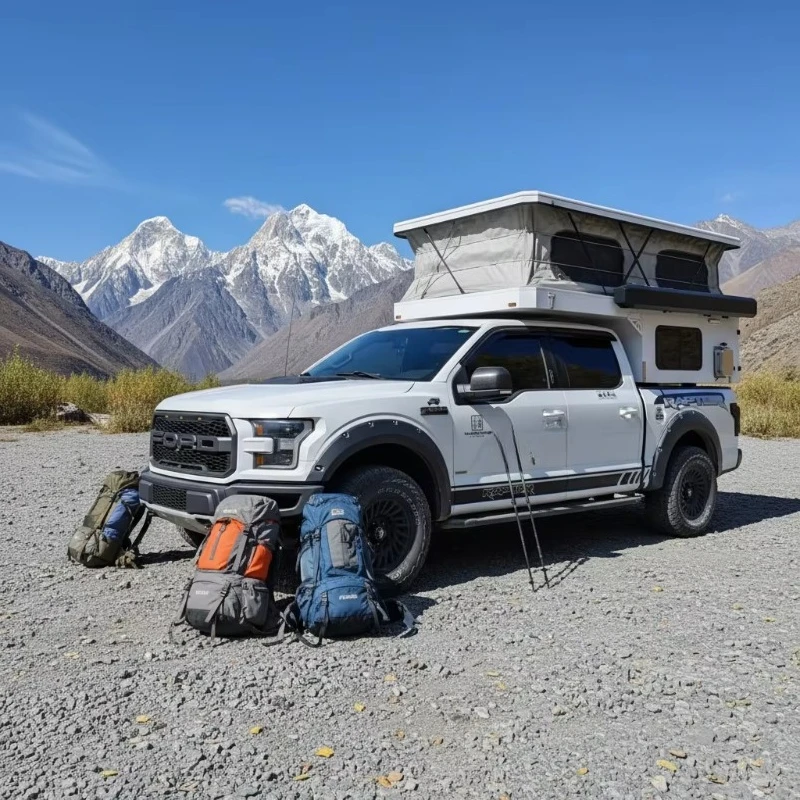 Custom Lightweight Slide-On Pickup Camper Trailer 4 Guest Accommodation Australian Standard Certified Unit