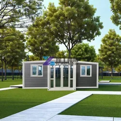 40ft 20ft Villa Prefabricated Expandable Container House Waterproof Prefab Mobile Home 2 3 4 5 Bedroom Granny Flat