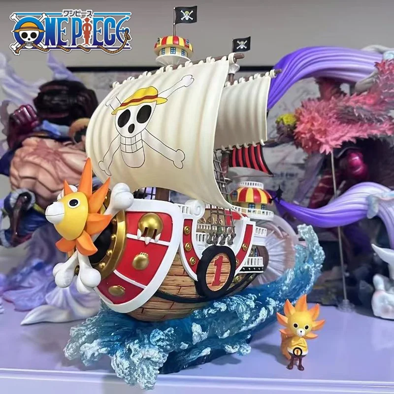 

31cm Anime One Piece Thousand Sunny Ship Figure Gk The Land Of Harmony Action Figurine Collection Model Doll Statue Toy Decor