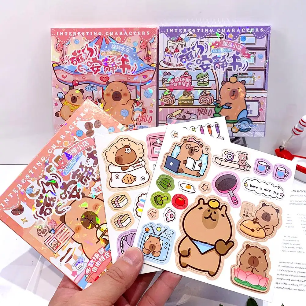 Paste Magnetic Stickers Stickers DIY No Need To Cut Exquisite Magnetic Suction Magnetic Upgrade Repeat Play Magnetic Quiet Book