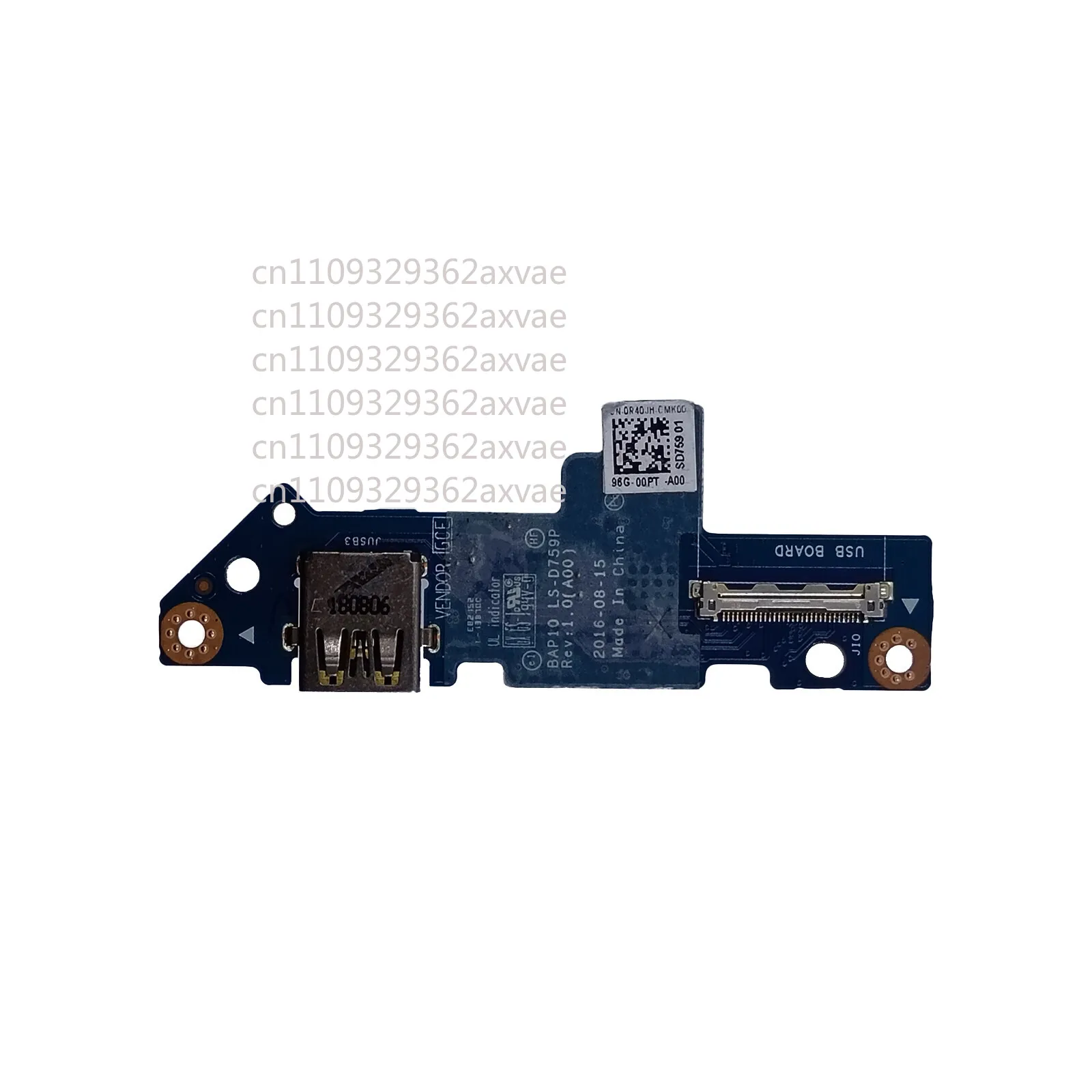 New For Dell Alienware BAP10 15 R3 R4 USB Board Module Connector 0R40JH LS-D759P