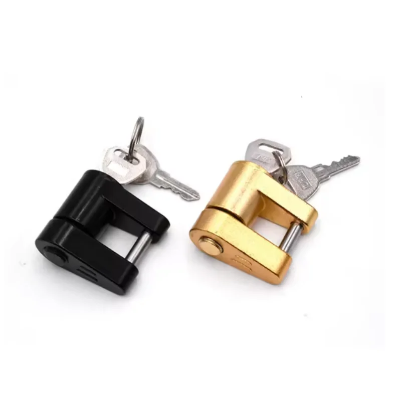 ISURE MARINE 1/4 Inch Small Trailer Lock Trailer Hook Connector Lock RV Truck Connector Zinc Alloy Trailer Accessories