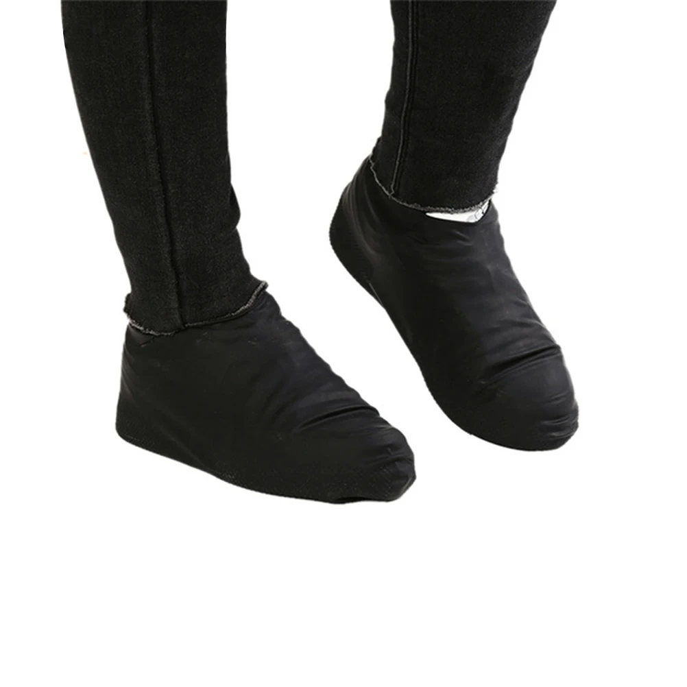 

1 Pair Waterproof Latex Rain Boot Overshoes Slip Resistant Rain Shoes Covers Elastic Anti Slip Shoe Accessories For Protection