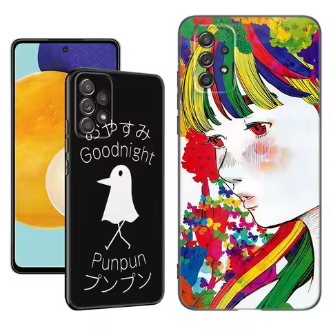 Goodnight Punpun Phone Case For Samsung A13 A22 A24 A32 A23 A25 A34 A35 A52S A53 A54 A55 A73 5G A12 A14 A15 A31 A33 A50 A51 A72