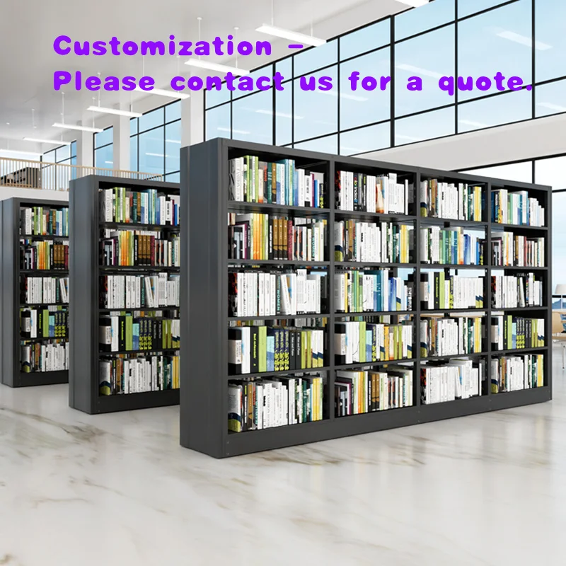 custom.Customized Home Furniture Living Room Display Metal Steel Bookshelf  Display Cabinet Office Bookshelf Library Bookshelf
