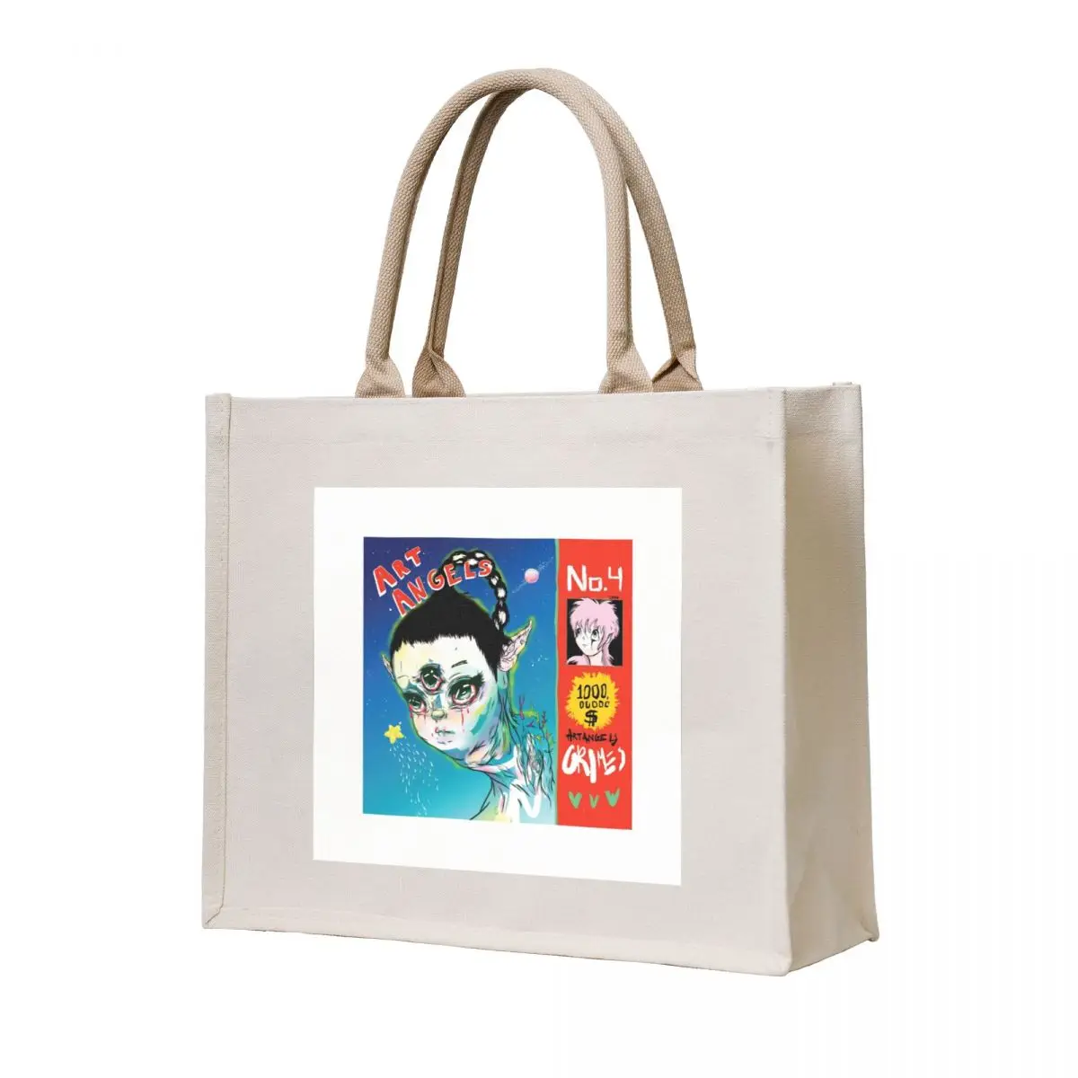 

Grimes - Art Angels Tote Bag large tote bag bag luxury women shopper women