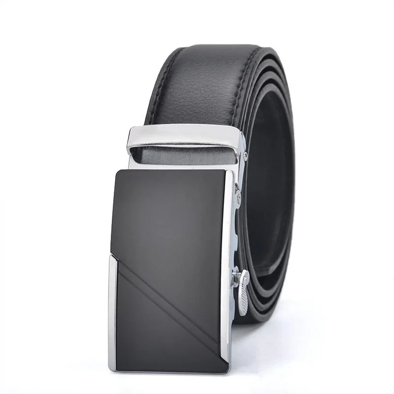 Plus Size lederen riem met automatische gesp voor heren 80-150 cm (1 stuk)