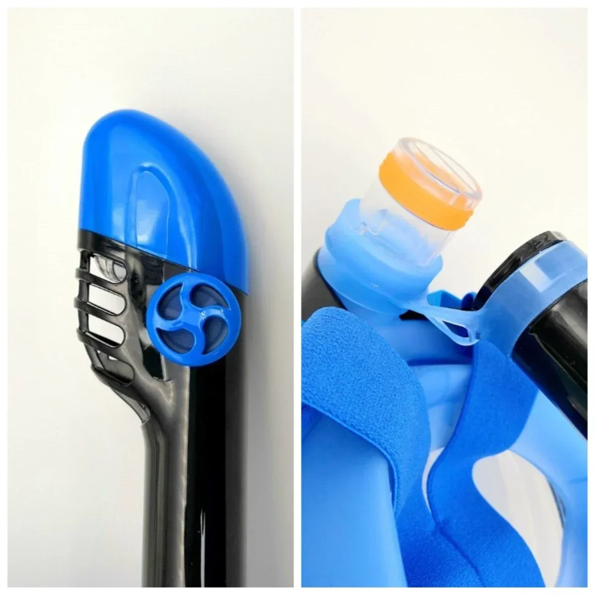 Máscara de snorkel de cara completa para adultos, panorámica de 180 grados, a prueba de fugas, antiniebla, equipo profesional de natación para deportes subacuáticos