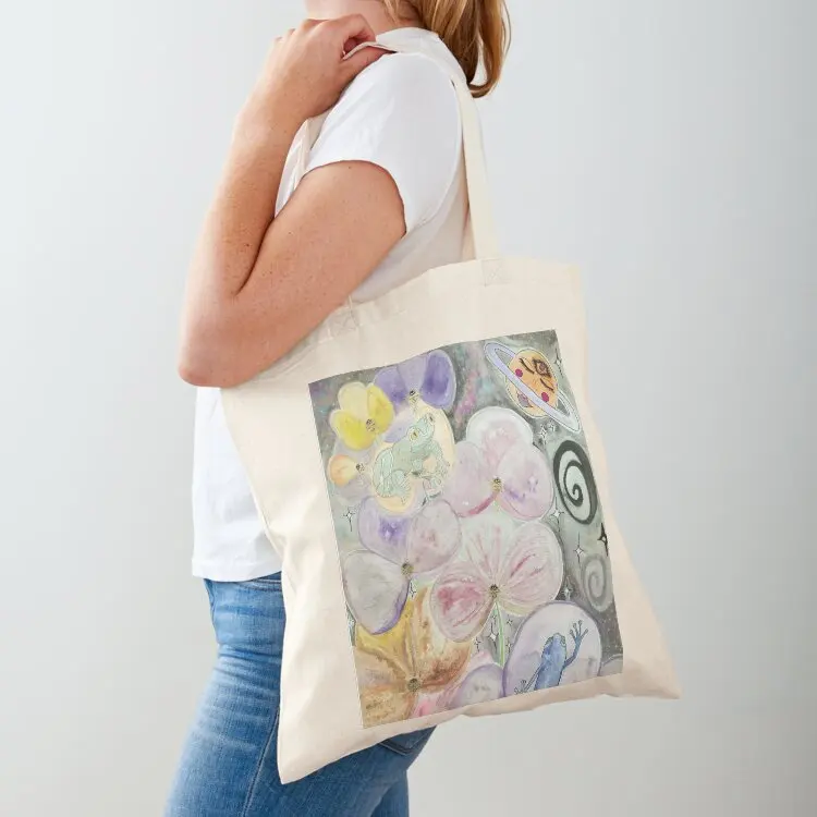 Reach For The Stars Tote Bag tote bags aesthetic shopping bags foldable Women bags