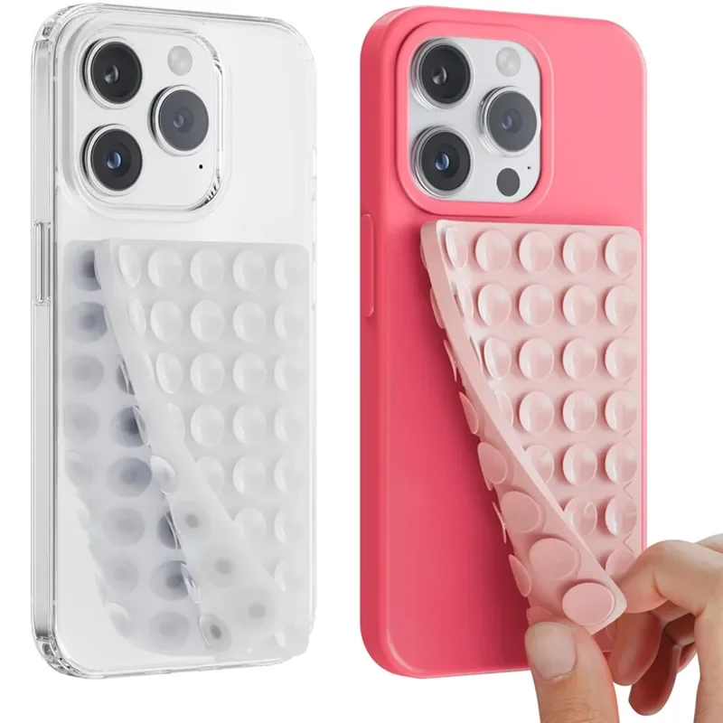 2 SZTUK Dwustronny silikonowy uchwyt na telefon do iPhone'a 15 14 13 12 11 Pro Max Plus Samsung S24 S23 S22 Ultra Back Cover