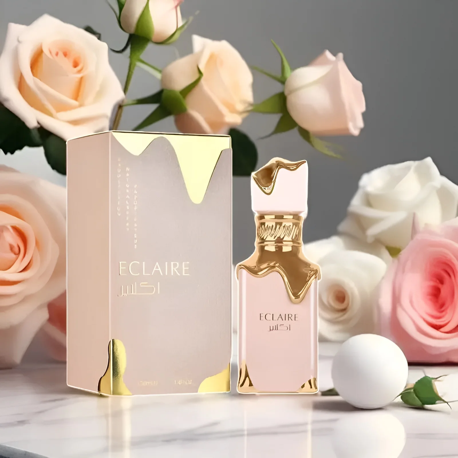 

lattafa Yara Ladies Eau De Toilette Spray, Pink Bottle With Gold Ring, Women's cologne, strong perfume Arab Style Eau De Toilett