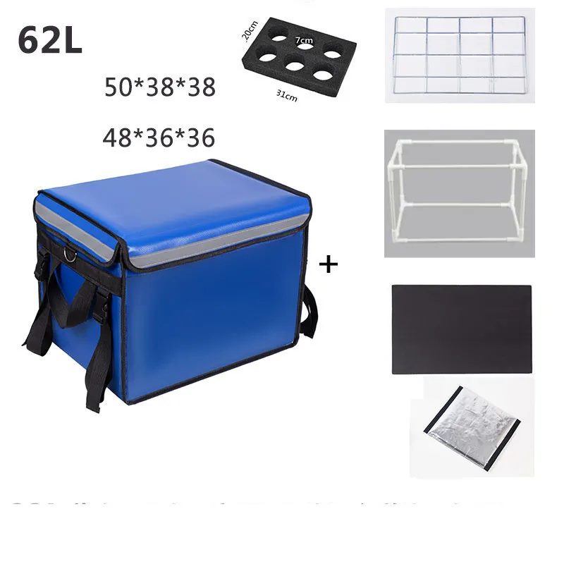 Imagem -06 - Camping Box Caminhadas Suprimentos Refrigerador de Entrega ao ar Livre Piquenique Portable Storage Food Door Fridge For Lunch Trips Bag