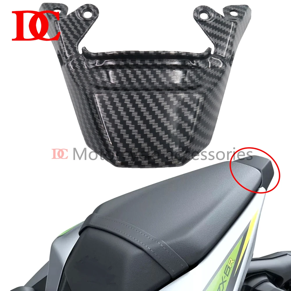 Rear Upper Tailstock Fairing for Kawasaki ZX-6R ZX6R 636 2019 2020 2021 2022 Carbon Fiber Paint Tail Rear Tail Light Cover Plate