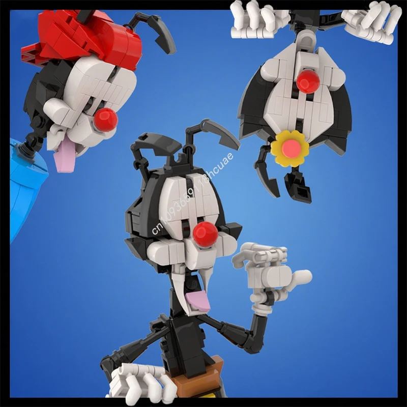 

539pcs MOC Animaniacs! Warner Brs and the Warner Sister Building Blocks Christmas Gift Children Space imagination up