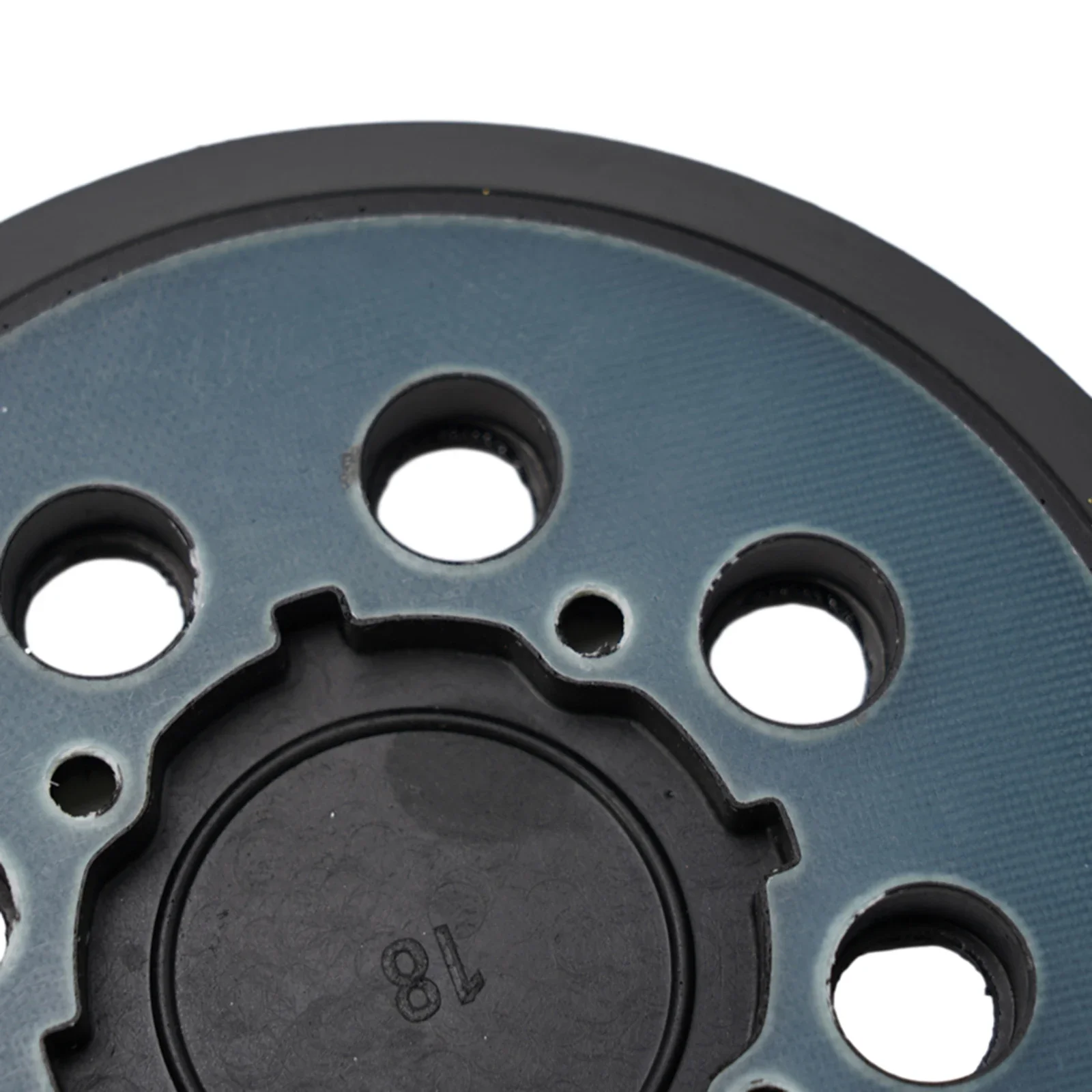 Sanding Pad Backing Pads 5Inch 5PCS 8 Dust Collection Holes 8-Hole Hook&Loop PU Part Number DWE6423 High-density