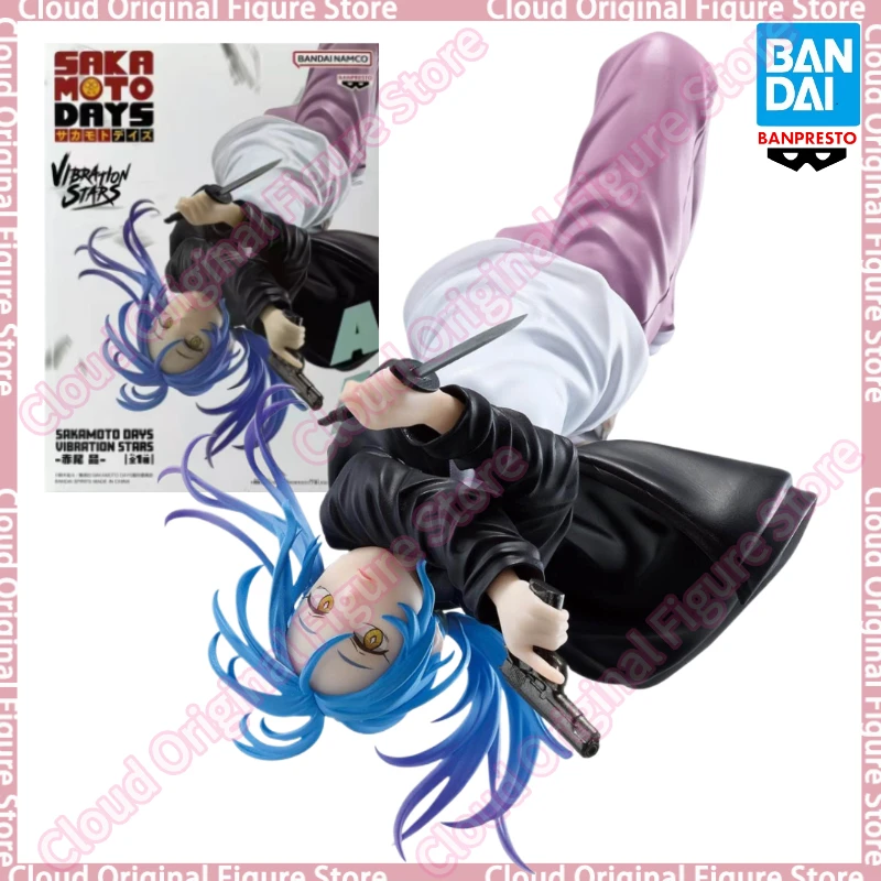 

В наличии 100% оригинал Bandai BANPRESTO Вибрационные звезды Сакамото Days Aembali Akira Аниме Фигурки Коллекционная модель игрушки