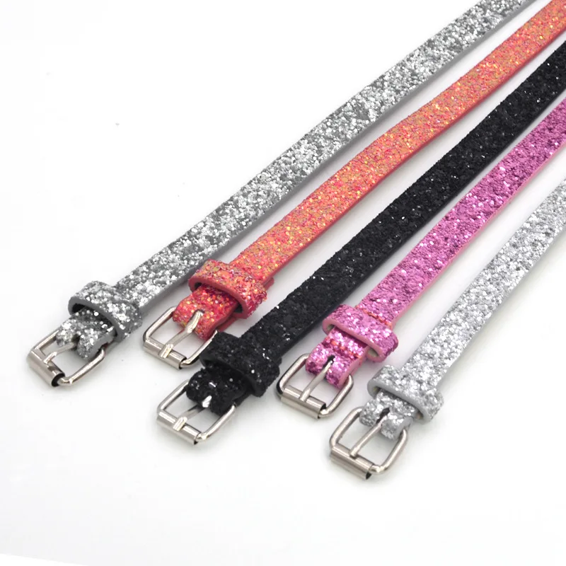 Children Belt Boys Girls Pu Leather Adjustable Belts Kids Love Heart Eyelet Waist Belt Square Buckle Belts Colorful Waistband