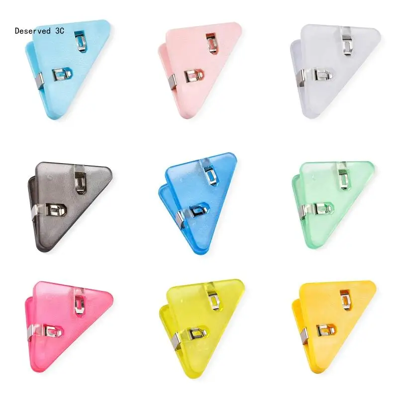 Durable Corner Paper Clamp Triangular Clip for Student Teacher Gifts