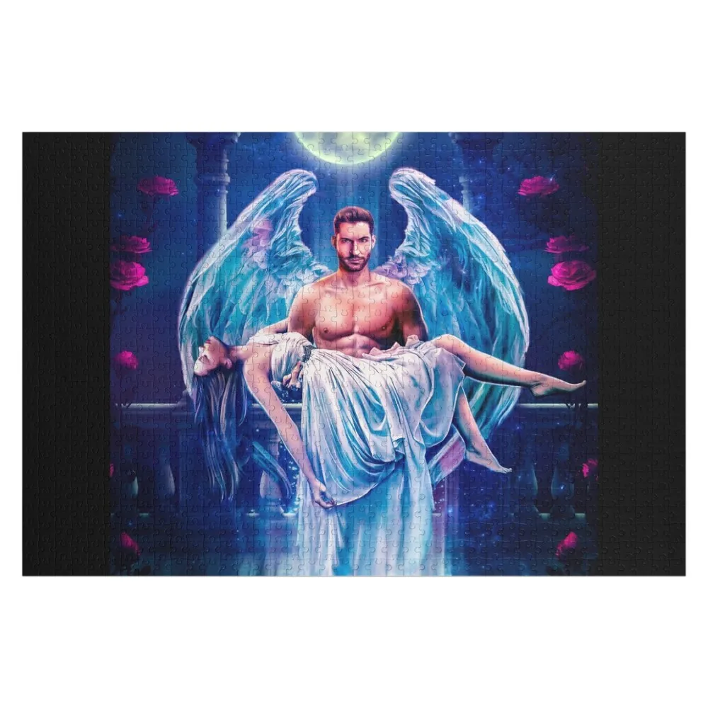 

Lucifer and Chloe Fantasy Wings Jigsaw Puzzle Woodens For Adults Wood Adults Custom Kids Toy Christmas Toys Puzzle