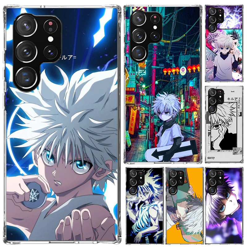 Чехол Hunter HXH Killua для телефона Samsung Galaxy S24 S23 S22 S21 Ultra S20 FE S10 Plus S10E S9 S8 + S7 Edge, мягкий чехол с принтом