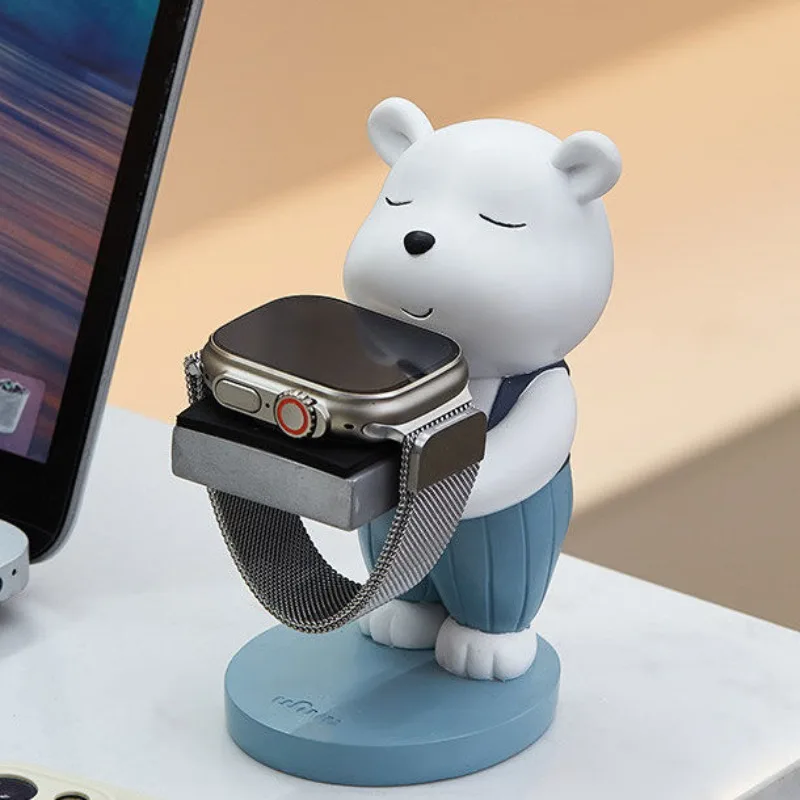 Supporti per orologi creativi supporto in resina personalizzato per Smart Iwatch Apple Watch Charger Base accessori Cute Stand Display