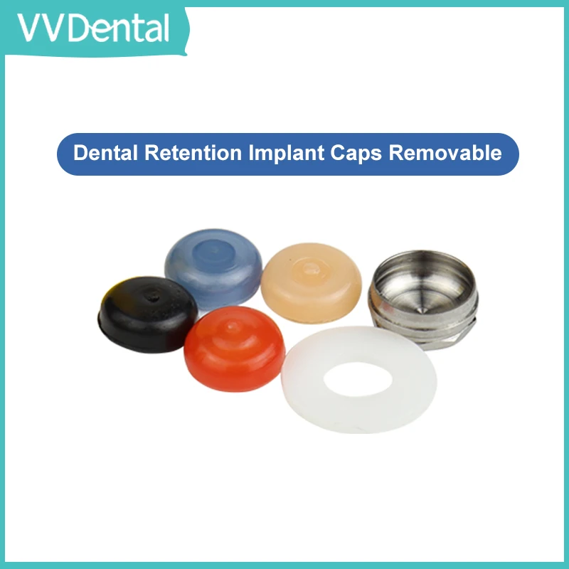 

Dental Retention Implant Caps Removable Locator Set Accessories Fixation Caps Locators Core Tools Dental Implant Caps Material