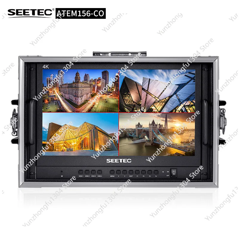 SERET ATEM156-CO 15.6-inch 4K multi-screen broadcast-grade portable box-mounted director monitor