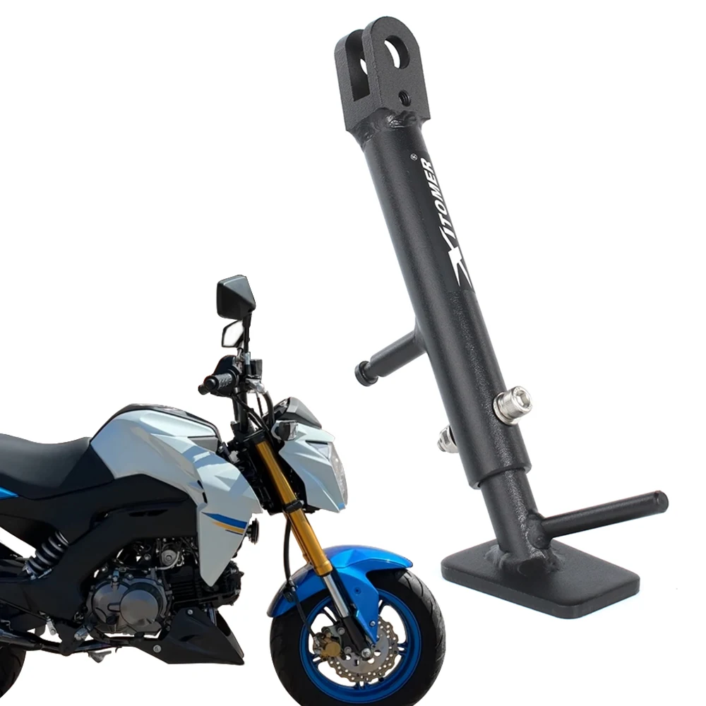 

For Kawasaki Z125 PRO KRT Edition Z125 Pro SE KSR110 Parking Rack Support Foot Adjustable Kickstand Sidestand Holder Motorcycle