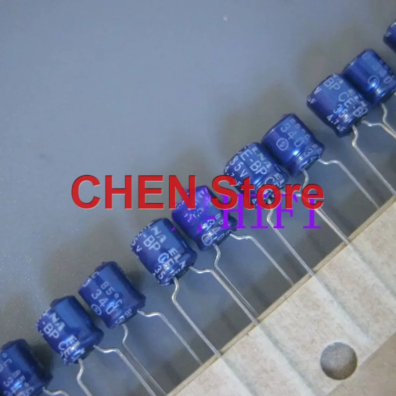 50PCS/lot original ELNA BP 35V4.7UF 5X5MM 85C CE-BP 4.7UF 35V electrolytic capacitor free shipping