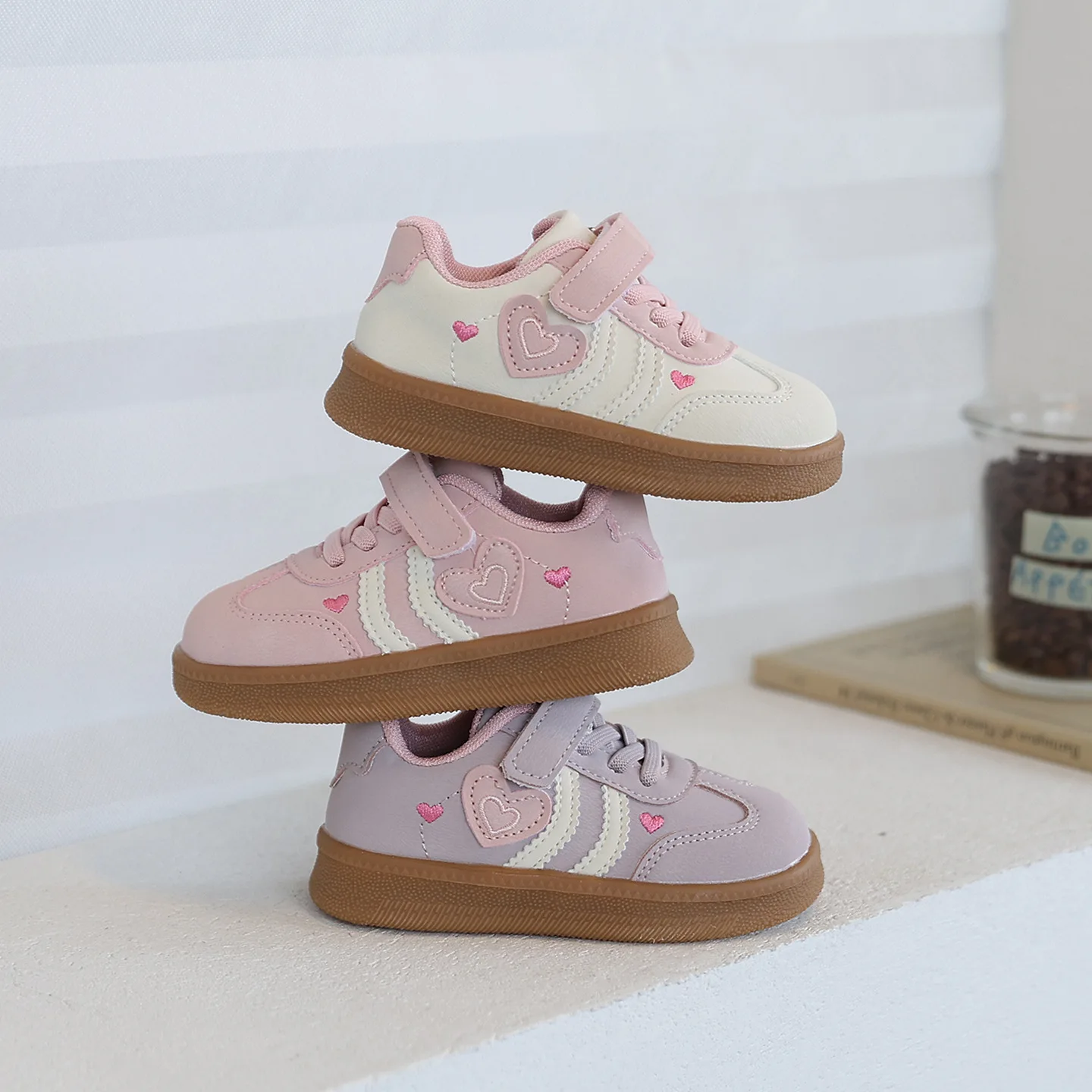 2026 Girls Autumn New Style Soft Bottom Dequn Shoes for Toddlers Learning to Walk Shoes Children's Footwear Kids Shoes