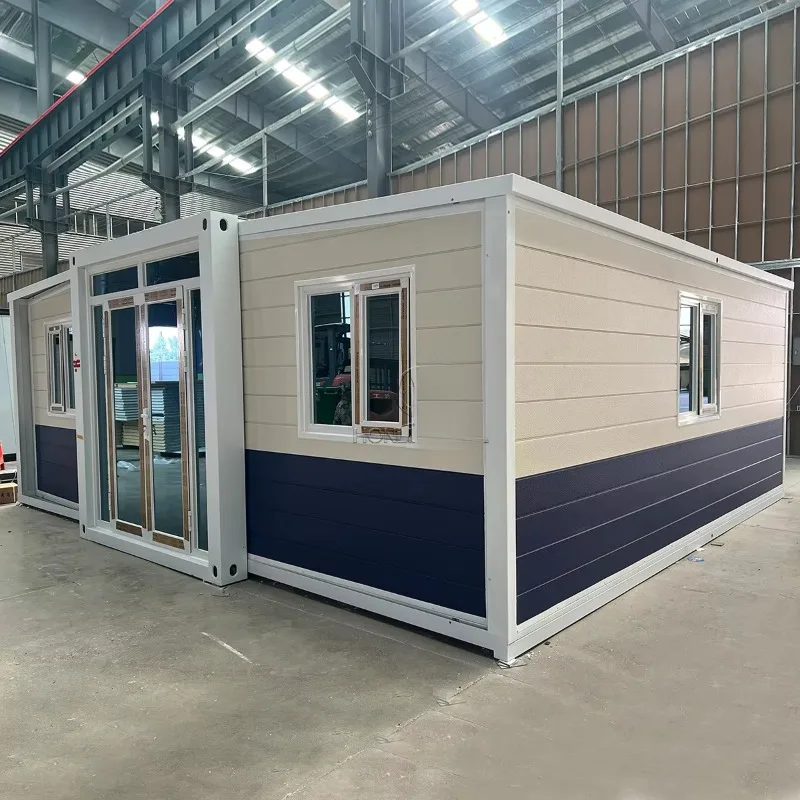 20ft 40ft Expandable Container House High Quality Bathroom Kitchen Fully Equipped 15 Years Experience Prefabricated House