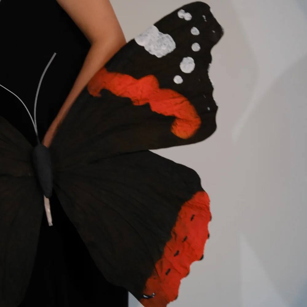 

High-End Custom Stereo Red Admiral Butterfly Papercraft Vanessa Atalanta for Wedding Decor & Photography Scenery