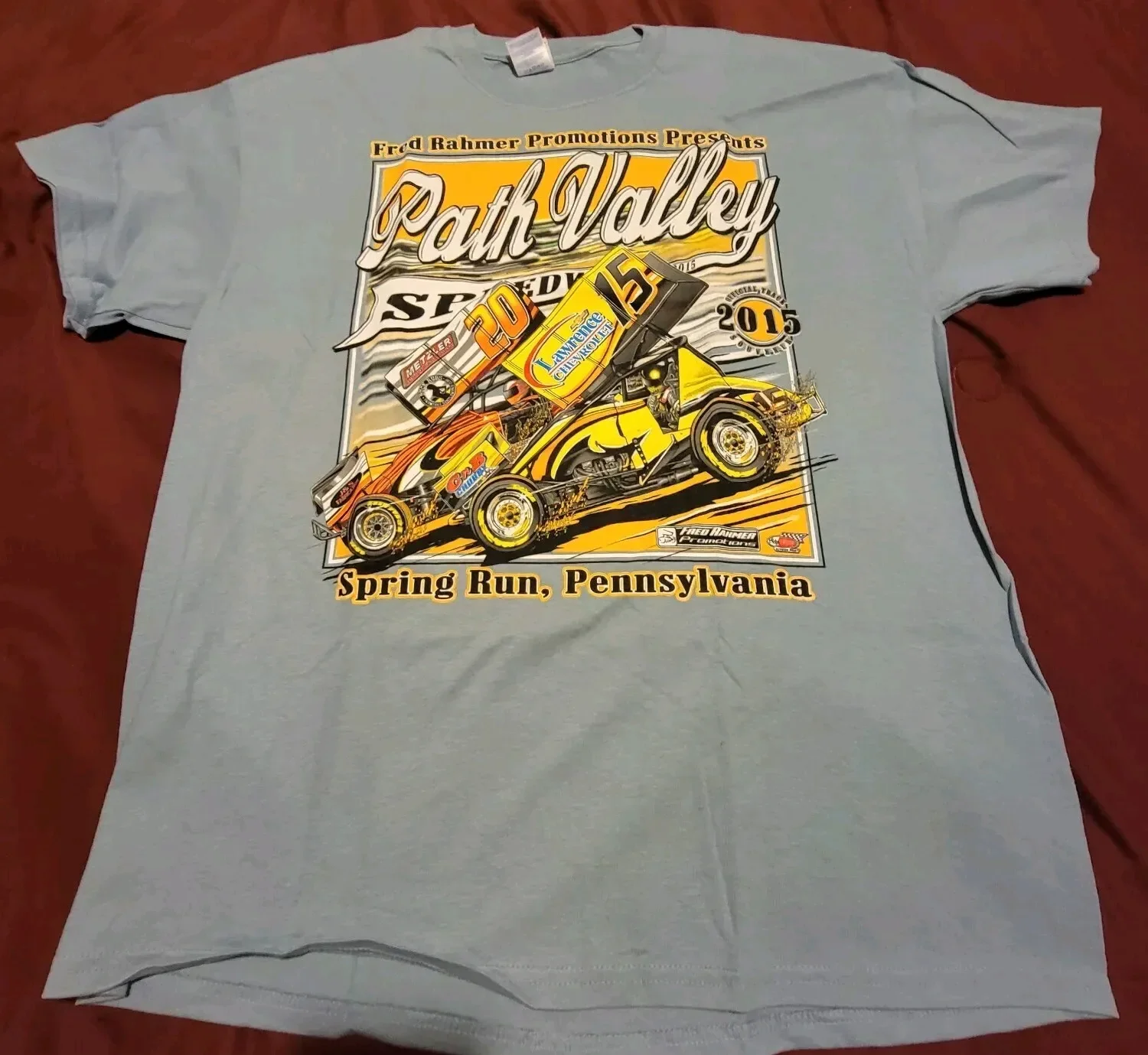 2015 Fred Rahmer Productions Path Valley Speedway Speedweek Sz X Grand Tout neuf