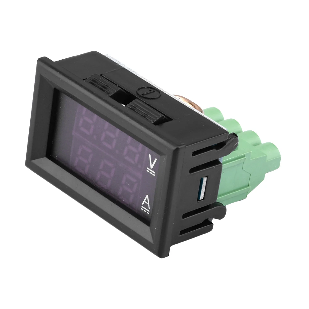 Voltímetro Digital com Shunt Amperímetro Alta Precisão Amp Volt Medidor de Tensão Atual Led Display Gauge dc 7100v 20a 50a