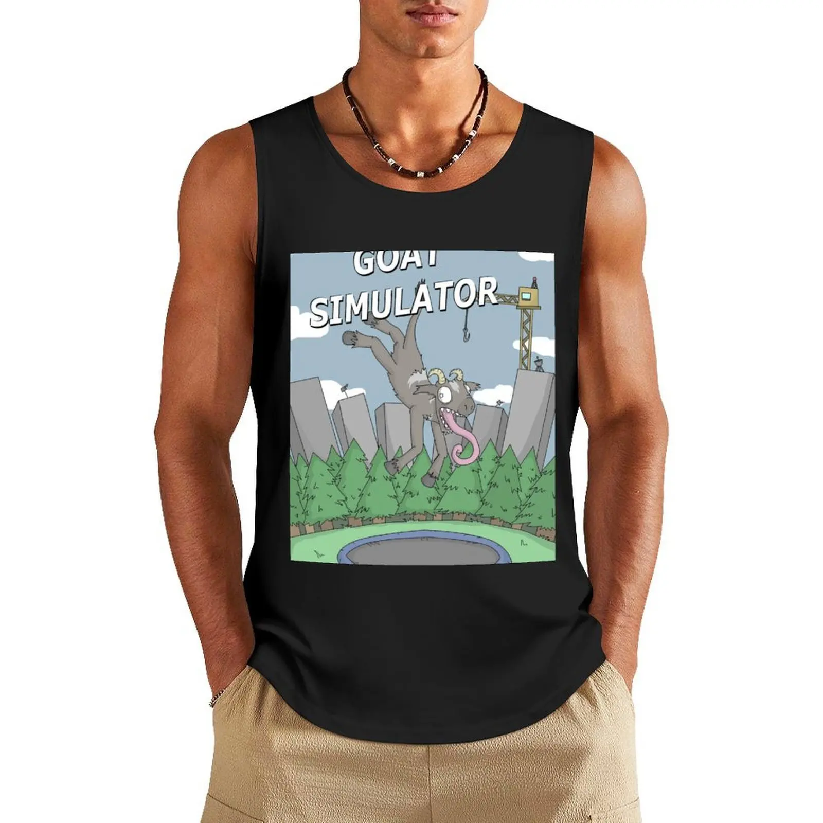 

Goa Simulator Tank Top fitness men gym clothing gym t-shirts man